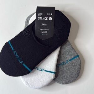 Stance 3pk Icon No Show Socks Multi Medium